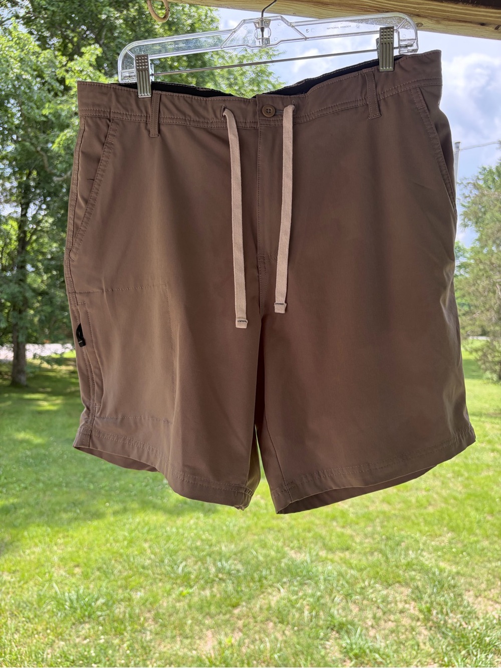 Trunks surf & Swim Hybrid swim Shorts with Drawstring Sz 34 Ocean Beach vacation